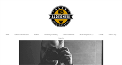 Desktop Screenshot of alexaldegheri.com